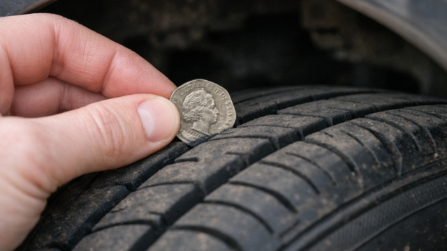The 20p tyre tread test – how to check your tyre tread depth at home