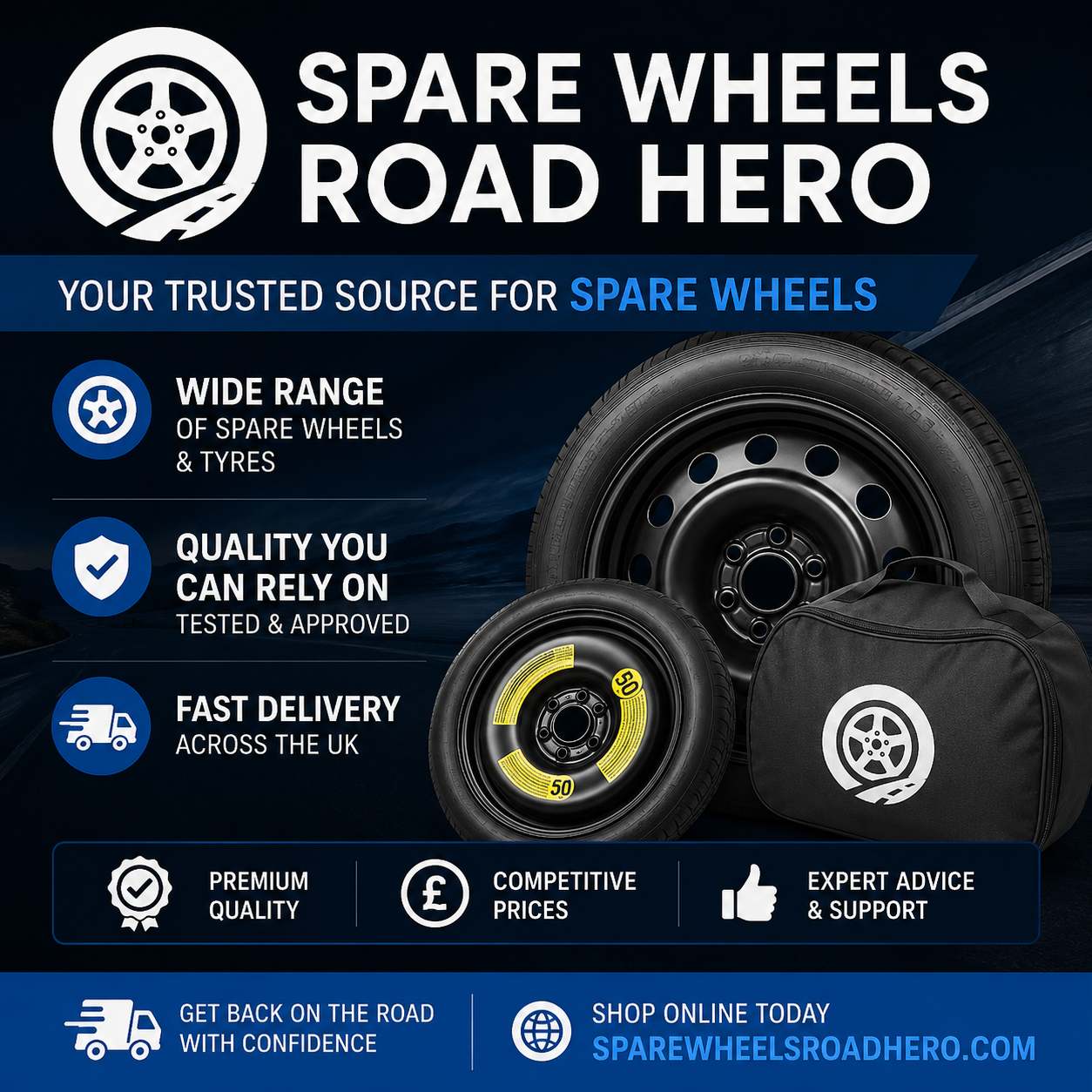 Road Hero Spare Wheels